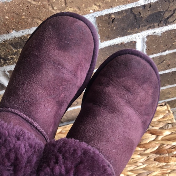 UGG Classic Short II Port Sheepskin Booties Boots - Picture 4 of 8